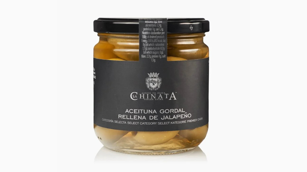 Gordal Olives Stuffed with Jalapeño (180gr), La Chinata